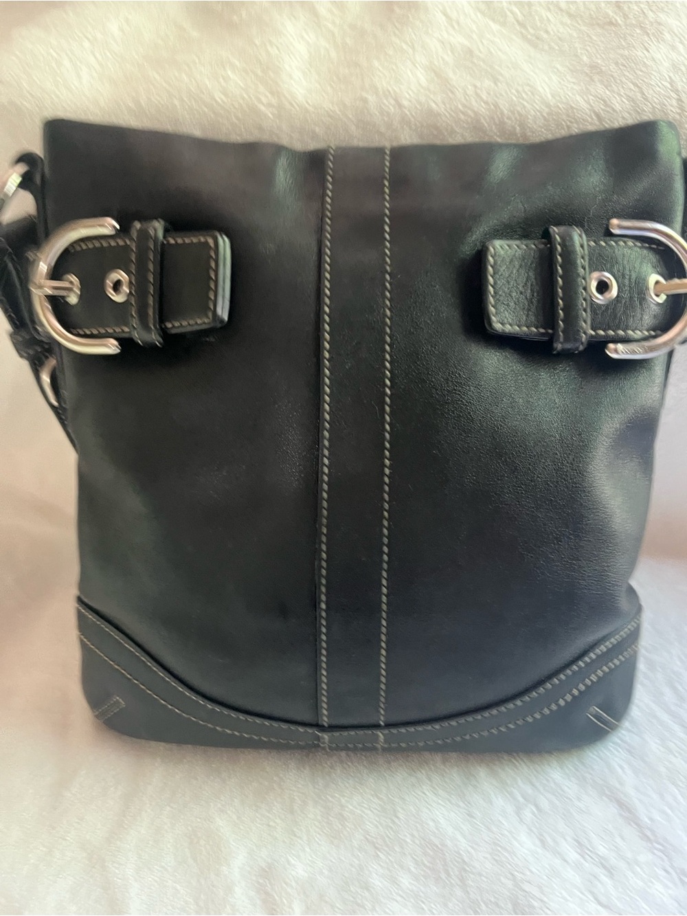 Coach 1453 Great Condition small Leather Bag in Black